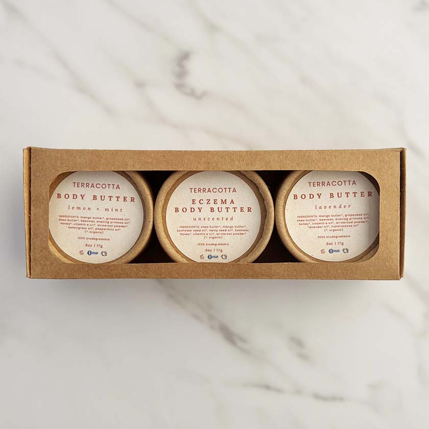 Body Butter Sampler Terracotta Skincare