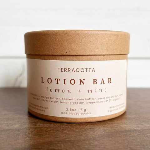 Lemon + Mint Lotion Bar